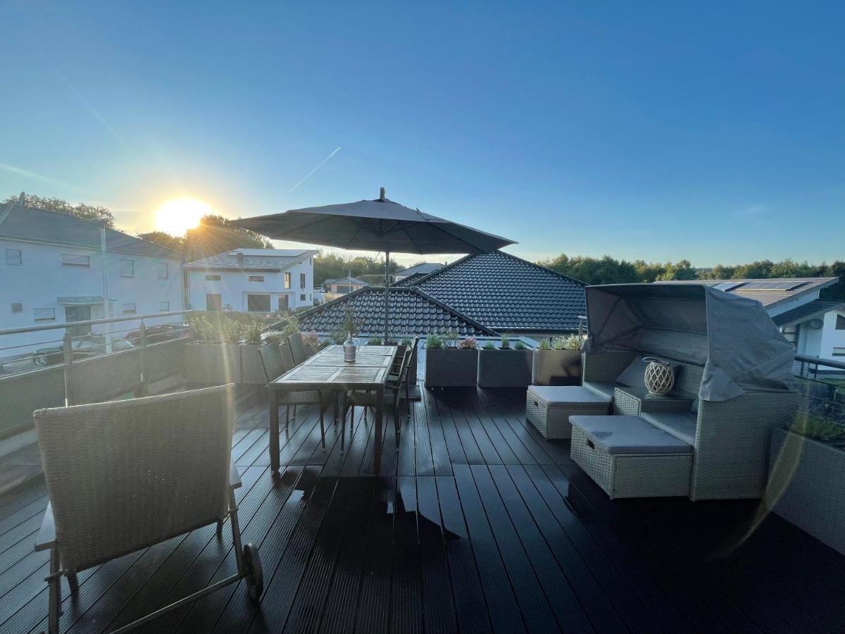 #Neu L Seeblick L Netflix L Boxspring L Nespresso L E-Tuer L Terrasse L 82M2 Ulmen Kültér fotó